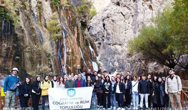 Öğrenciler Günpınar şelalesini gezdi