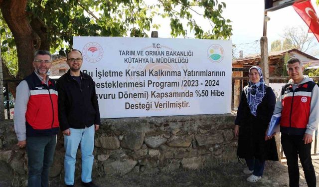 Simav’da hastalıktan ari işletmeye KKYDP’den 1,5 milyon TL hibe desteği