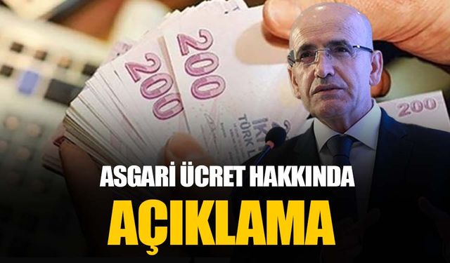 Bakan Şimşek'ten asgari ücret açıklaması: Asgari ücretimiz bunun çok çok üstünde olsun