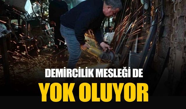 Aktarılamayan ’demircilik mesleği’ yok oluyor: Çocuklarım mesleğe ilgi göstermedi