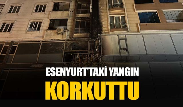 Esenyurt’ta iş yerinde çıkan yangın panikletti