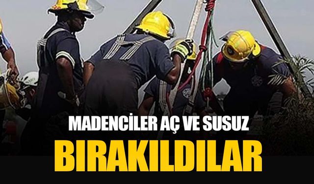 Güney Afrika'da yeraltında aç ve susuz kalan kaçak madenciler direnişte: Polise teslim olmadılar