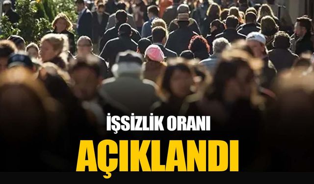 İş gücü verileri açıklandı: İşsizlik oranı 3’üncü çeyrekte yüzde 8,7 oldu