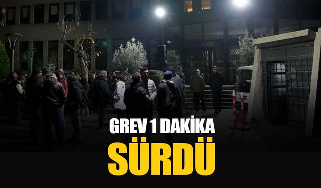 Kadıköy Belediyesi'nde grev kararı bir dakika sürdü