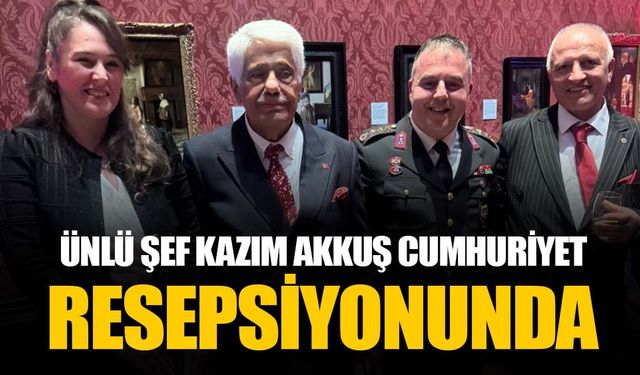 Londra’nın ünlü Türk şefi Kazım Akkuş Cumhuriyet resepsiyonunda