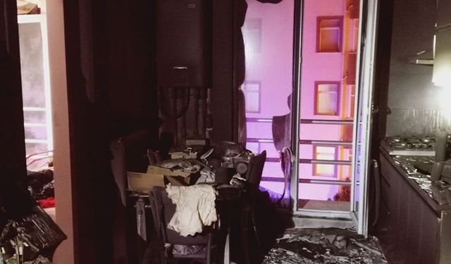 Amasya Merzifon'da yangında genç kadın öldü