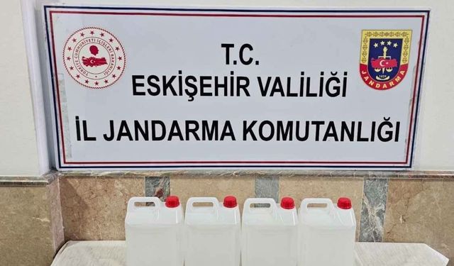 Sahte içki üretmek isteyen şahsa jandarma engel oldu
