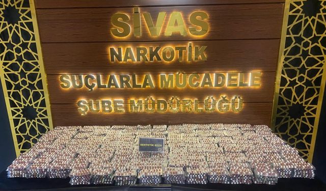 Sivas'ta yasaklı operasyonunda 5 kişi tutuklandı