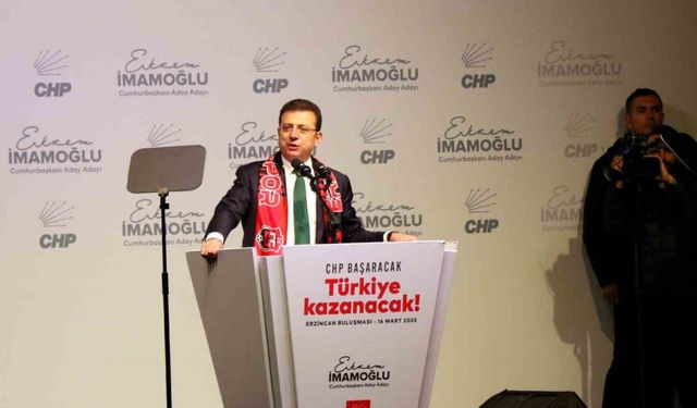 Ekrem İmamoğlu Erzincan’dan seslendi