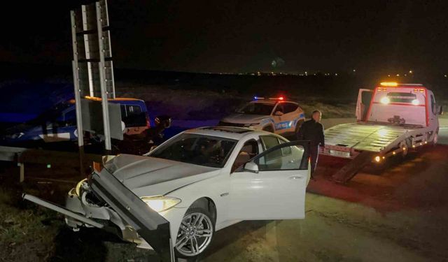 Polisten kaçarken kaza yapan şahıs: "Alkollüyken araç kullanmayın, polisten kaçmayın"