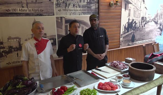 Adana'da yöresel güveç patlıcan yemeğinin tanıtımı yapıldı