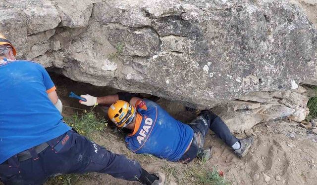 Tokat Zile'de kaçık kazı yaparken feci şekilde can verdi