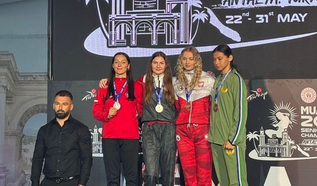 Manisalı Cemile Aykoç, dünya ikincisi oldu