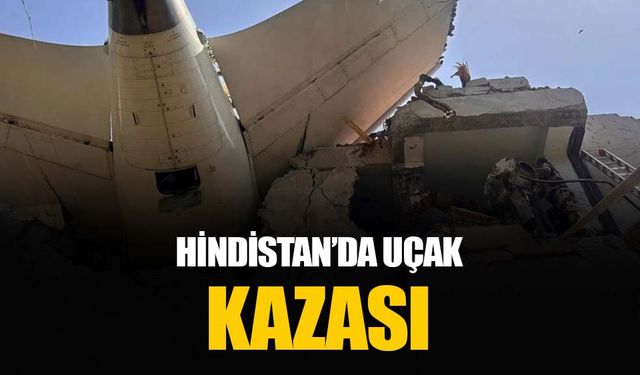 Hindistan'da feci kaza: Ahmedabad kentinde yolcu uçağı düştü 1 kişi kurtuldu