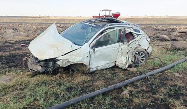 Şanlıurfa'da feci kaza: Siverek’te takla atan otomobildeki çocuk öldü