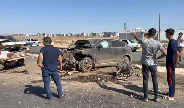 Şanlıurfa'da feci kaza: Viranşehir'de otomobiller çarpıştı 1 ölü 2 yaralı