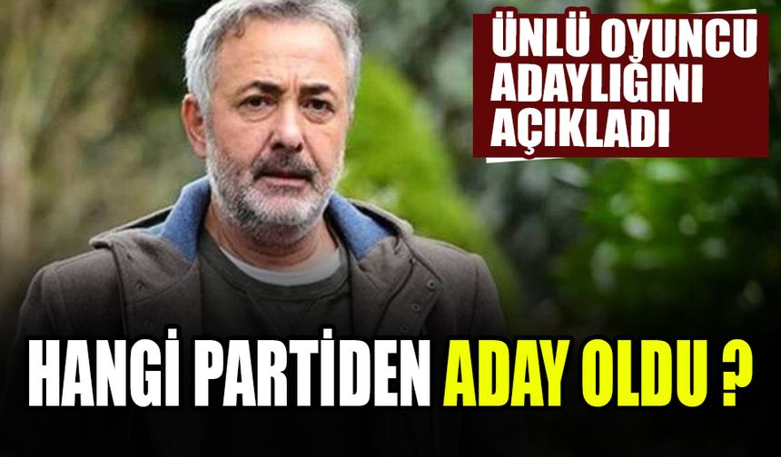 Mehmet Aslantuğ milletvekili adayı oldu.