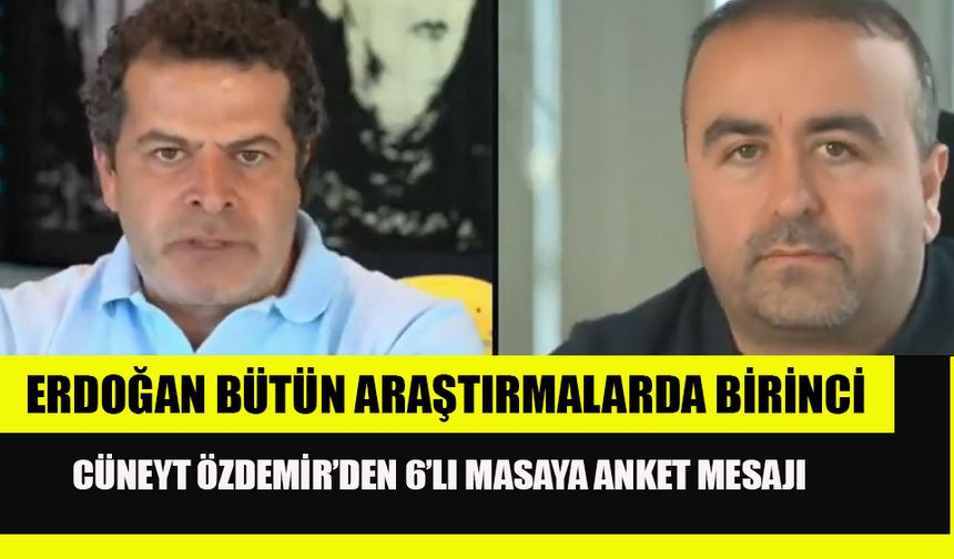 Cüneyt Özdemir 'AK Parti bütün anketlerde birinci çıkıyor'