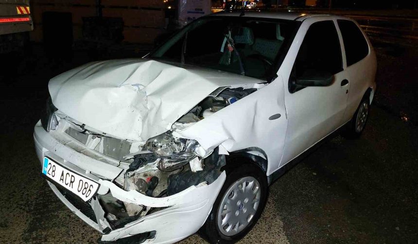 Samsun’da düğün dönüşü kaza: 2 yaralı