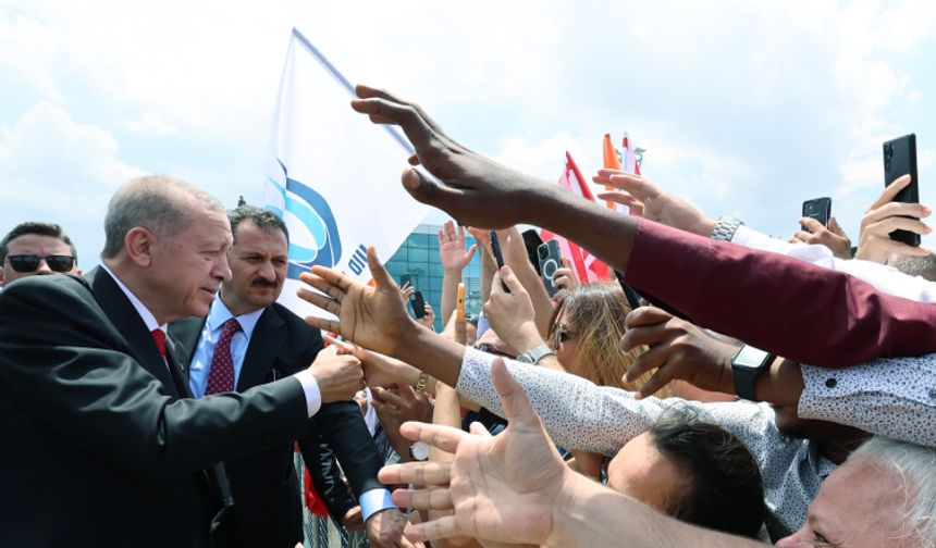 Cumhurbaşkanı Recep Tayyip Erdoğan KKTC'de