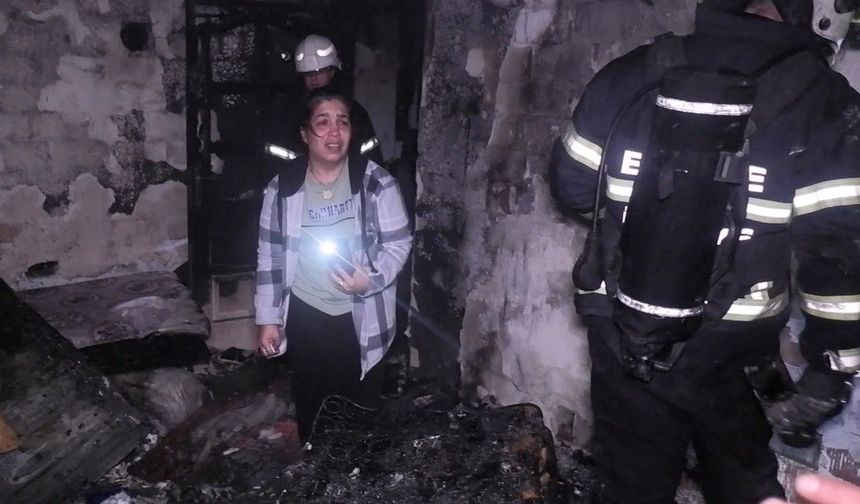 Edirne’de yangın faciası: 3 çocuğunu kaybeden aile, küller arasında hatıra aradı