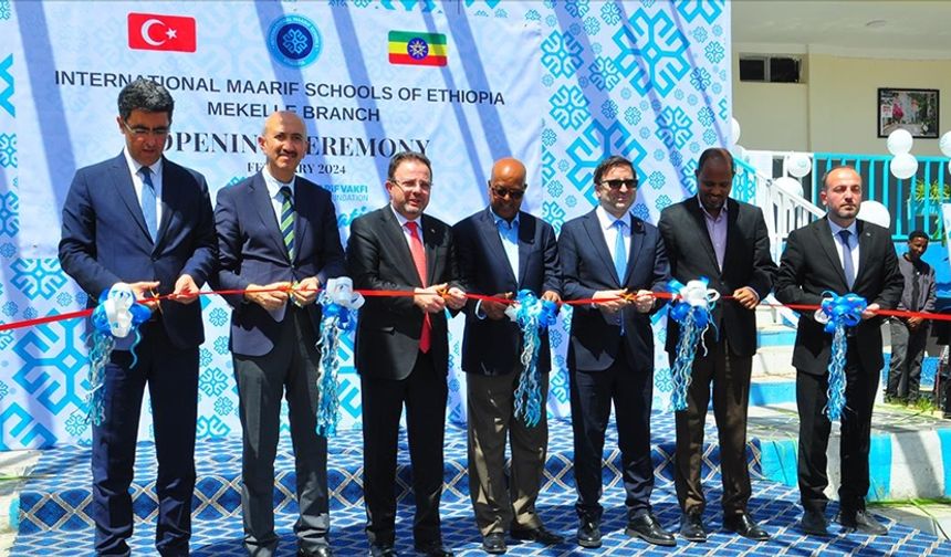 Türkiye Maarif Vakfı, Etiyopya'nın Tigray bölgesindeki okulun resmi açılışını yaptı