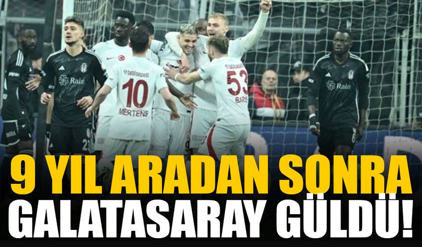 Yıllar sonra derbi zaferi Galatasaray'ın!