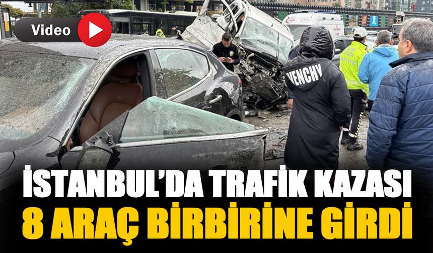 Beşiktaş'ta zincirleme trafik kazası!
