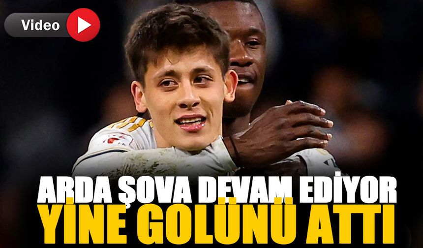 Real Madrid'in Alaves'i beşlediği maçta Arda Güler de golünü attı-İzle