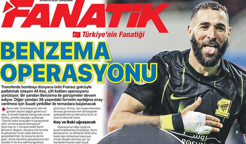 Fenerbahçe'de Karim Benzema operasyonu