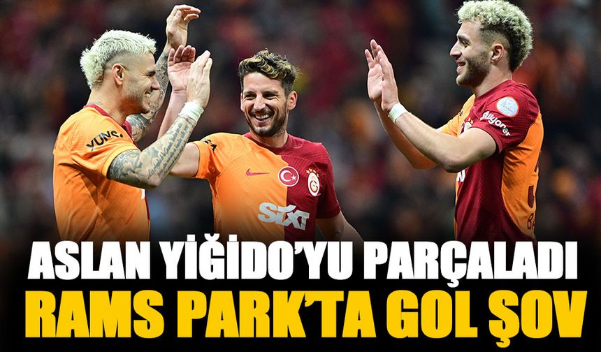 Galatasaray RAMS Park'ta Sivasspor'u dağıttı