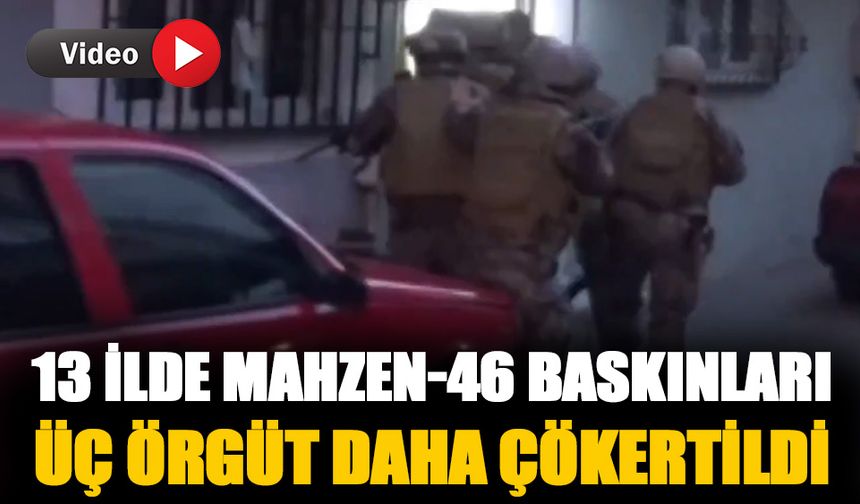 Polisten Mahzen-46 baskınları! 3 suç örgütü çökertildi-İzle