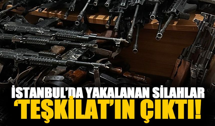 Polisin İstanbul'da el koyduğu silahlar 'Teşkilat'ın çıktı!
