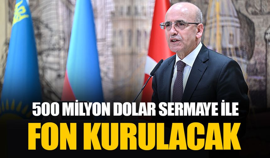 Bakan Şimşek: Türk Yatırım Fonu'nu 500 milyon dolar kayıtlı sermaye ile kuruyoruz