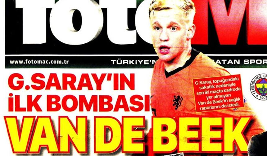 Galatasaray'ın ilk bombası Vaan de Beek