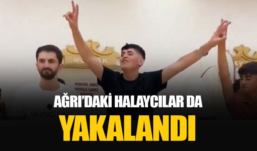 Ağrı'da düğün salonunda halay çekerek PKK elebaşı lehine sloganlar atmışlardı: 3'ü yakalandı