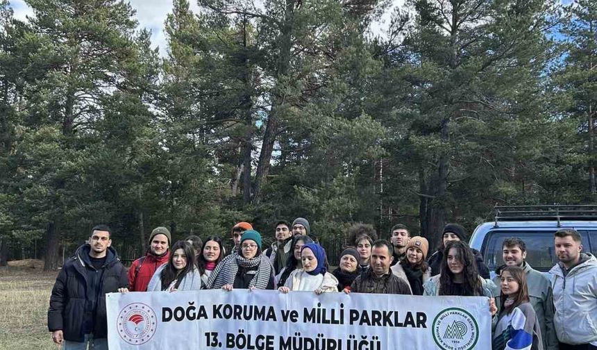 Sarıkamış'ta Doğa Yürüyüşü ve Yaban Hayatı Gözlemi etkinliği gerçekleştirildi