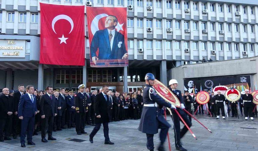 Cumhuriyetin ilk vilayeti Zonguldak'ta Atatürk’ü yâd edildi