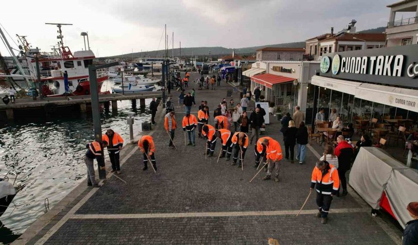 Cunda (Alibey) Adası’nda izmariti yere atana ceza kesilecek