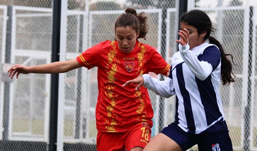 Kadınlar 1. Lig B Grubu: Kayseri Kadın FK: 2 - Adana İdman Yurdu: 1