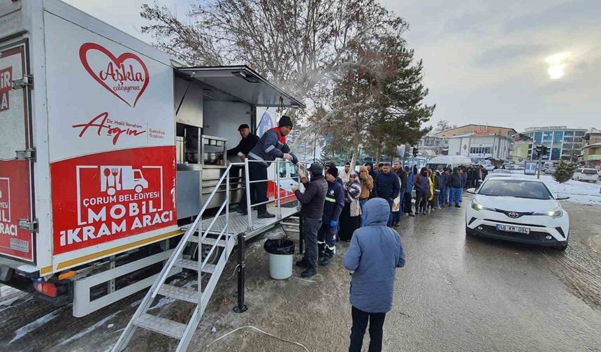 Mobil ikram aracı 3 yılda 400 bin vatandaşa hizmet verdi