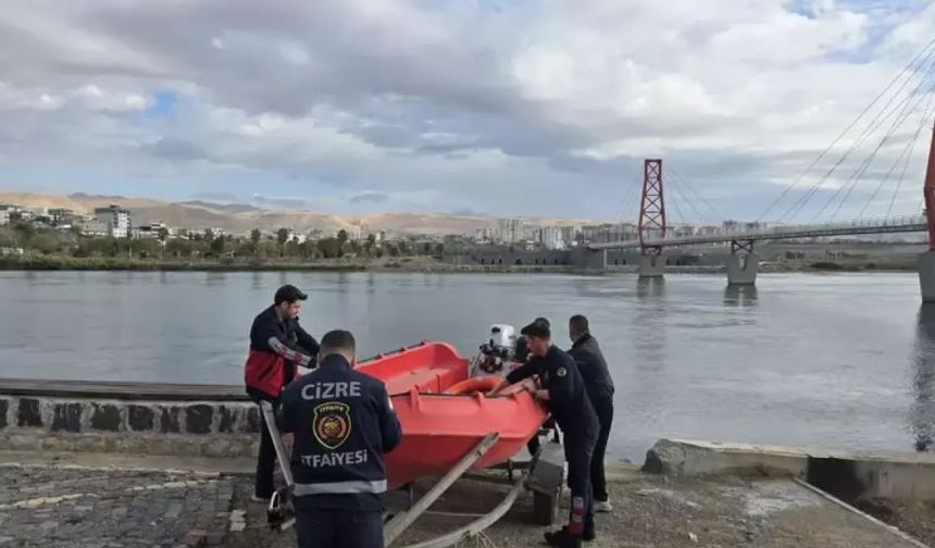 Şırnak’ta kaybolan genç Dicle Nehri’nde aranıyor