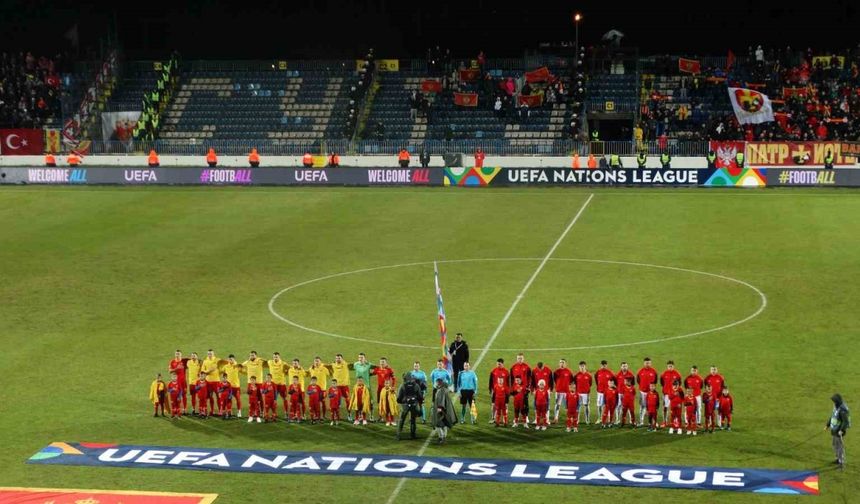 Türkiye, Karadağ karşısında 3-1 mağlup oldu