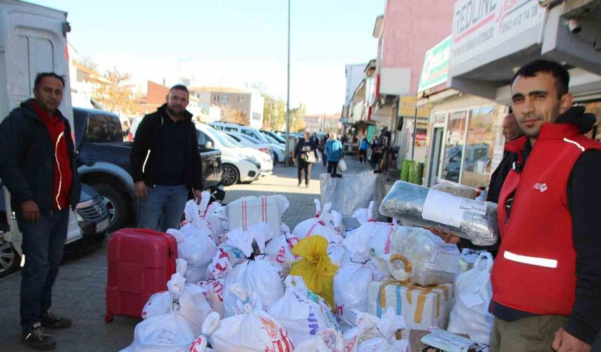 Varto’dan batı illerine kışlık erzak sevkiyatı başladı