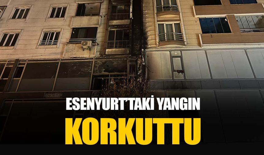 Esenyurt’ta iş yerinde çıkan yangın panikletti