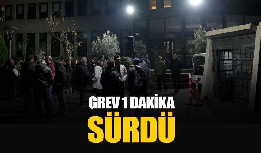 Kadıköy Belediyesi'nde grev kararı bir dakika sürdü