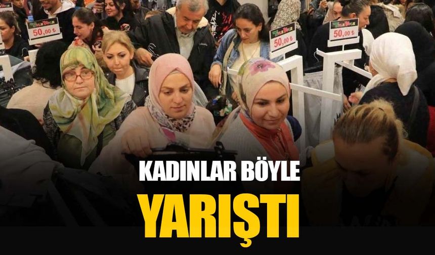 Kadınların kıyafet kapma yarışı: "Fiyatlar çok ucuz kavga etmeye değer"