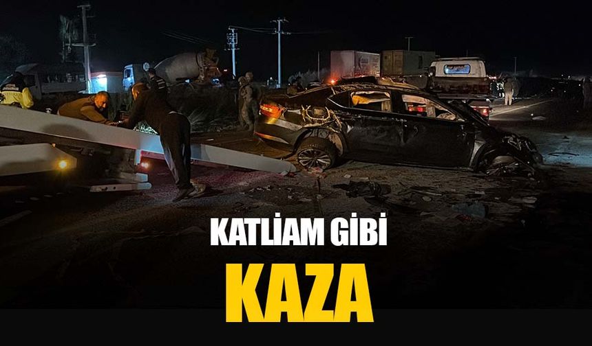 Osmaniye’de 3 aracın karıştığı zincirleme kazada 3 kişi öldü: 4 yaralı