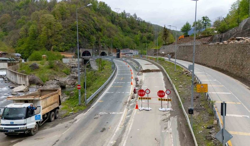 Artvin’de tünel bakım için kapandı: Cankurtaran eski günlerine döndü