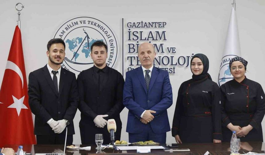 Gastronomi öğrencilerinden YÖK Başkanı’na unutulmaz lezzet deneyimi